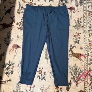 Men's Slate Blue Active Joggers with Drawstring Waist
